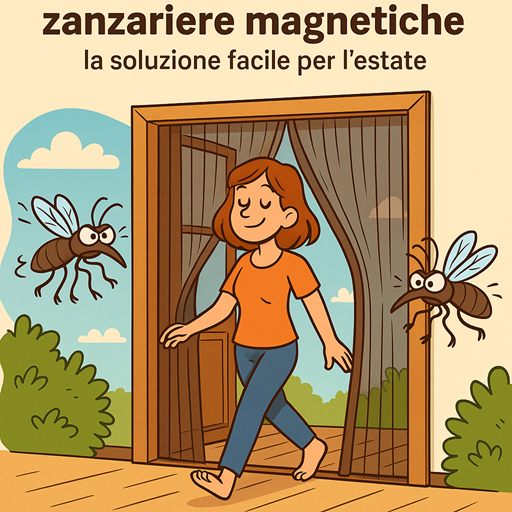 Zanzariere magnetiche: la soluzione facile per l’estate